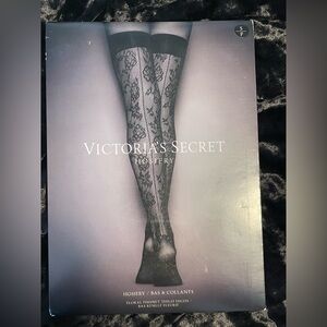 Victoria's Secret Floral Fishnet Thigh Highs